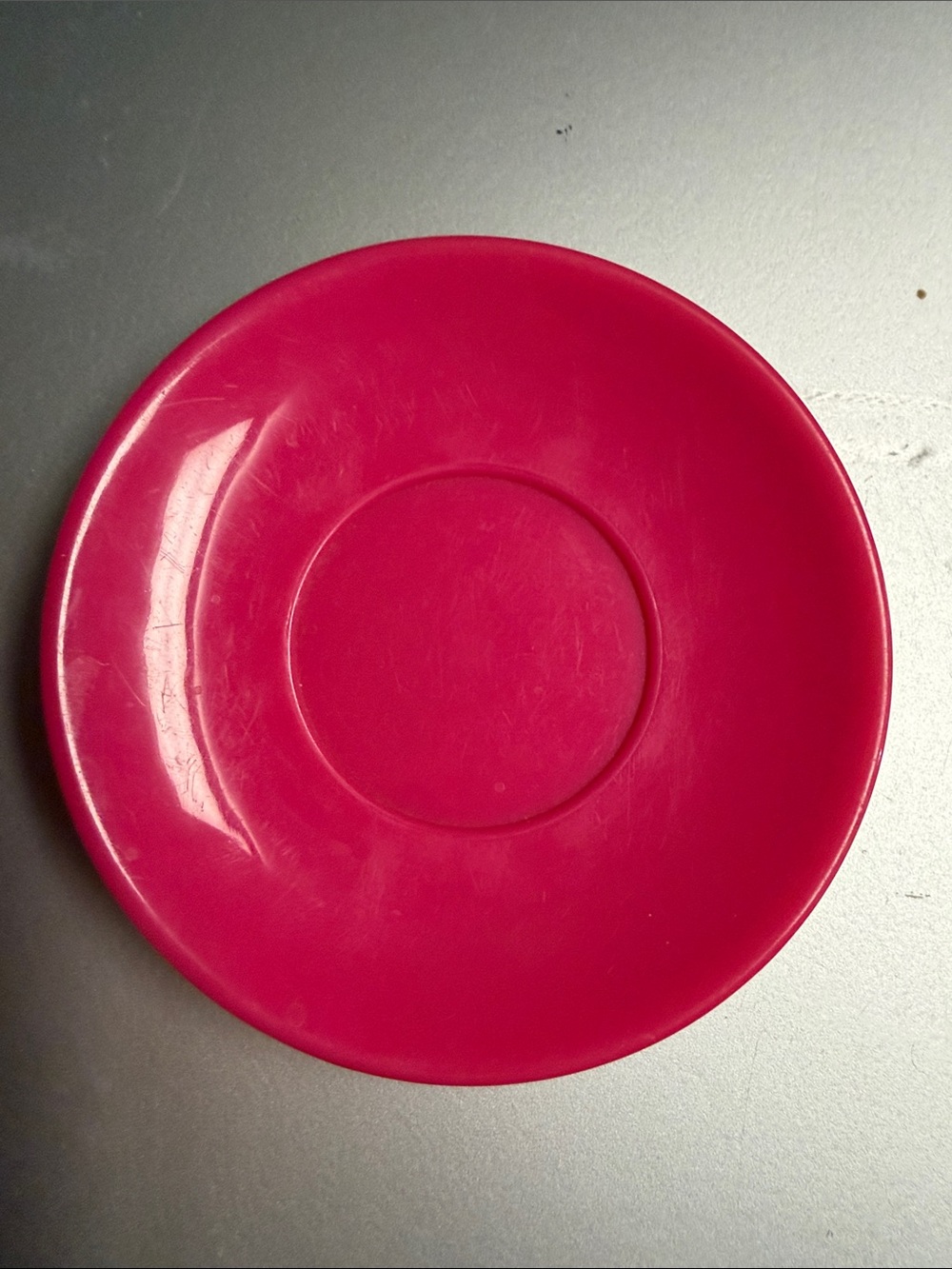 American Girl Replacement Parts Cafe Bistro Hot Pink Plate Accessories 18" Doll